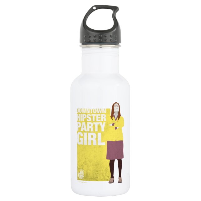 Bouteille D'eau Amy | Downtown Hipster Party Girl (Devant)