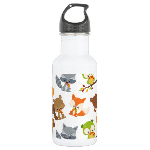 Bouteille D'eau Animaux des bois, Animaux de la forêt, Animaux d'a