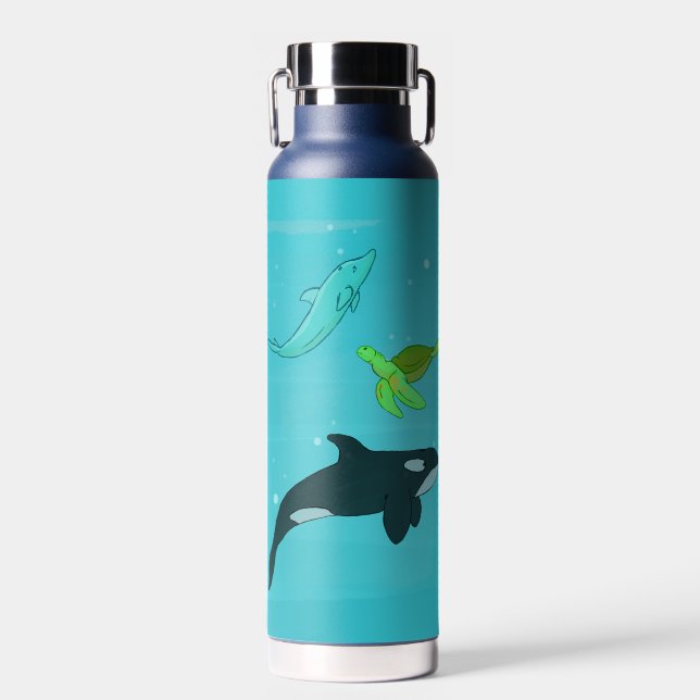 Bouteille D'eau Animaux marins (Avant)