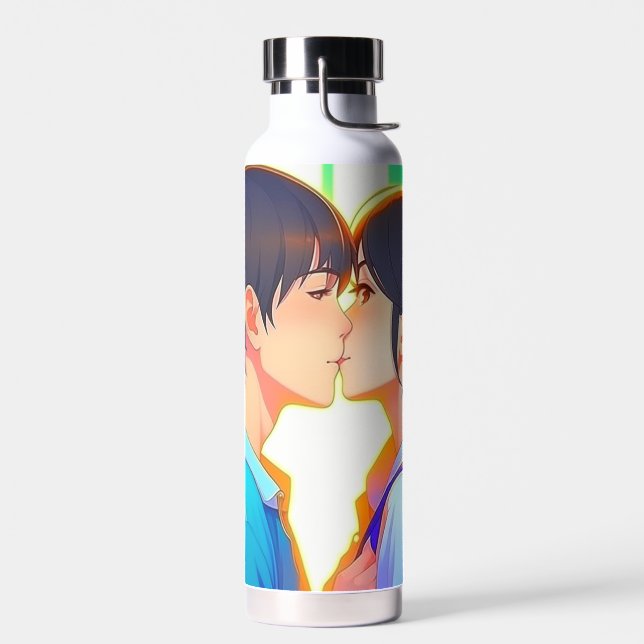 Bouteille D'eau Anime Baiser | Nouvel Amour (Gauche)