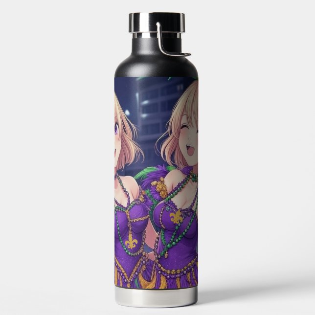 Bouteille D'eau Anime Girls Mardi Gras (Droite)