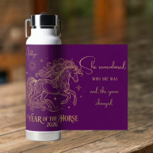 Année du Cheval Motivation Nom Personnalisé