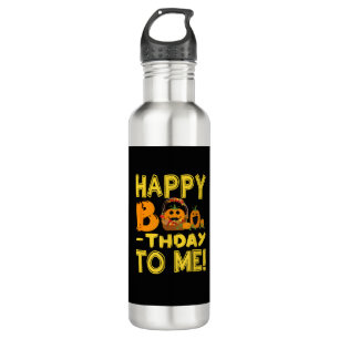 Bouteille D'eau Anniversaire Halloween Joyeux Boo-thday pour moi C