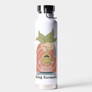 Bouteille D'eau "Apportez des cache-oreilles !" Graphisme hurleur