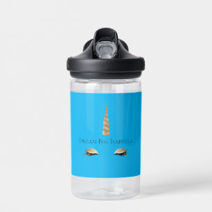 Bouteille D'eau Aqua Blue Sparkle Gold Glam Unicorn