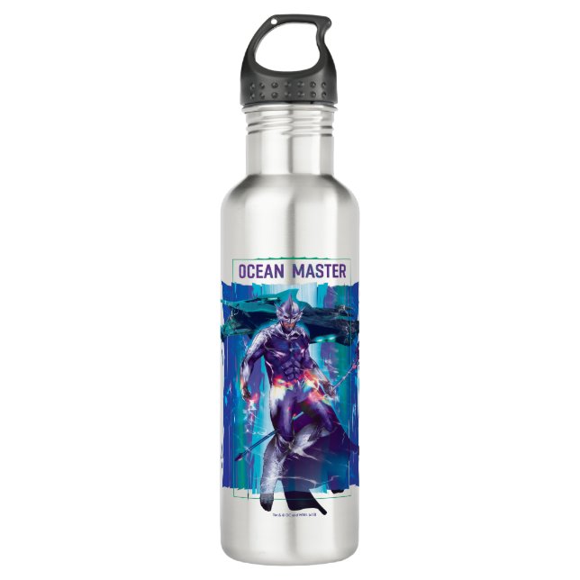 Bouteille D'eau Aquaman | Ocean Master King Orm Refractionné Graph (Devant)