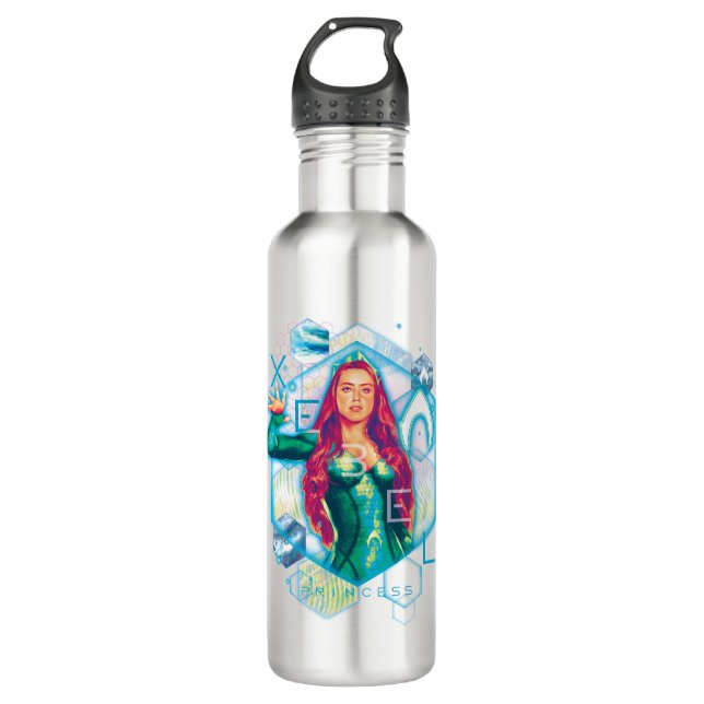 Bouteille D'eau Aquaman | Xebel Princess Mera Hexagonal Graphic (Devant)