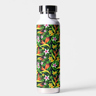 Bouteille D'eau Aquarelle Fleurs Et Fruits Motif Floral-23768