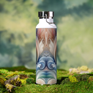 Bouteille D'eau Aquarelle Imaginaire Floral Romantique Motif