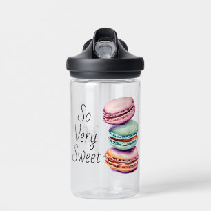 Bouteille D'eau Aquarelle Vintage personnalisée Macaron