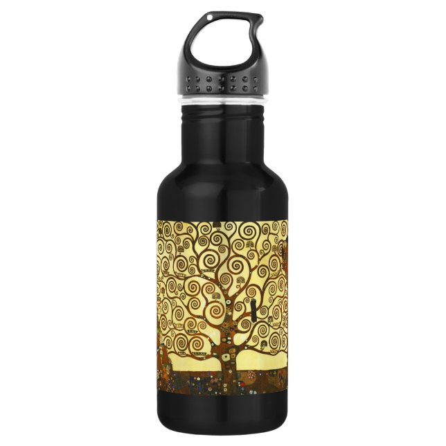 Bouteille D'eau Arbre de Gustav Klimt de la vie (Devant)