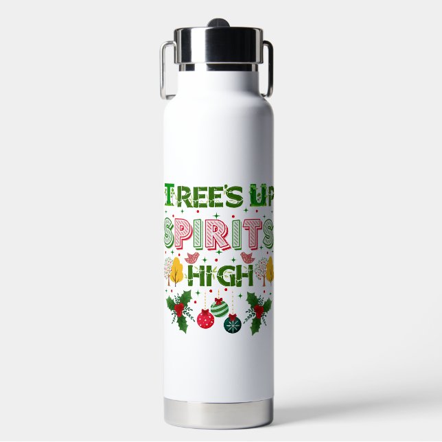 Bouteille D'eau Arbres élèvent les esprits haut graphisme de vacan (Salle de sport)