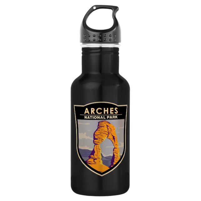 Bouteille D'eau Arches Parc National Delicate Arc Vintage (Devant)