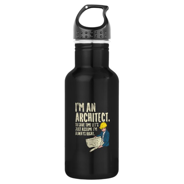 Bouteille D'eau Architect - I'm (Devant)