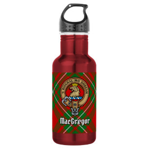 Bouteille D'eau Armoiries du Clan Gregor sur tartan