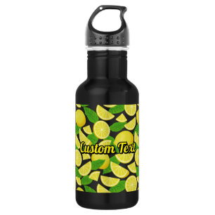 Bouteille D'eau Arrière - plan citron