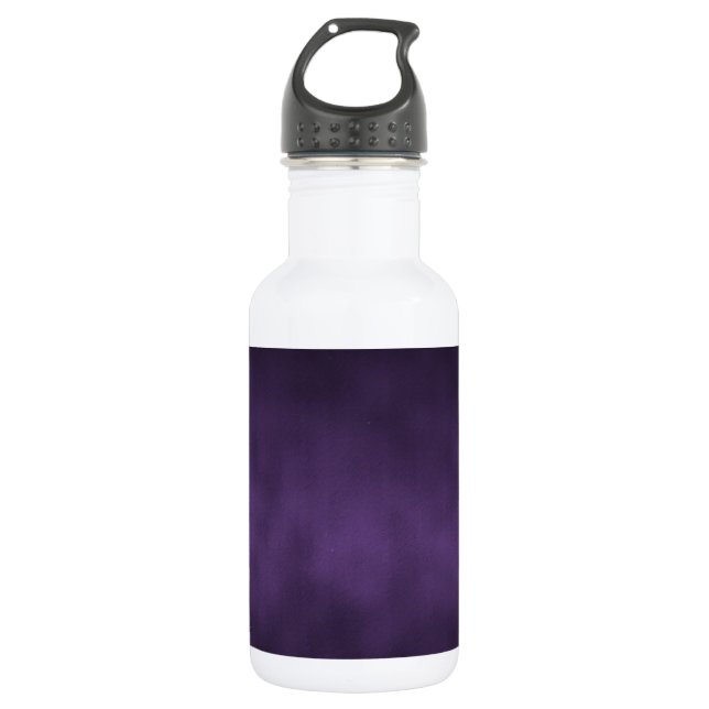 Bouteille D'eau Art de fond ombré Violet Gothic (Devant)