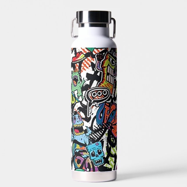 Bouteille D'eau Art du graffiti (Avant)