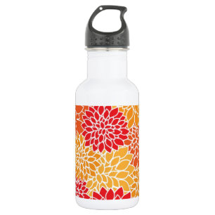 Bouteille D'eau Art Floral profond