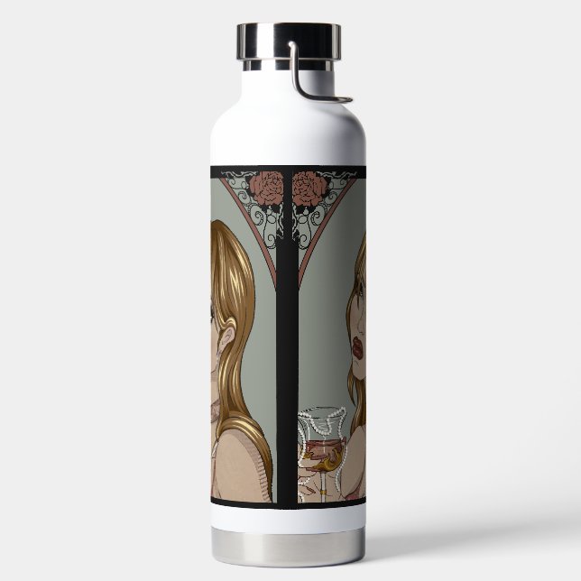 Bouteille D'eau Art Nouveau (Droite)