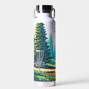 Bouteille D'eau Art Pixel de Disk Golf