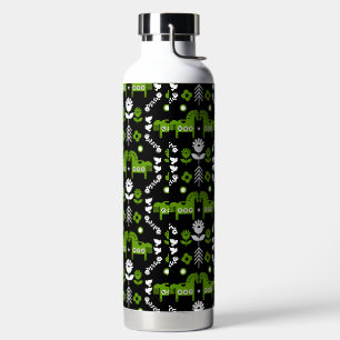 Bouteille D'eau Art populaire de cheval scandinave