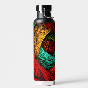 Bouteille D'eau Artiste coloré moderne Art Abstrait Motif #09