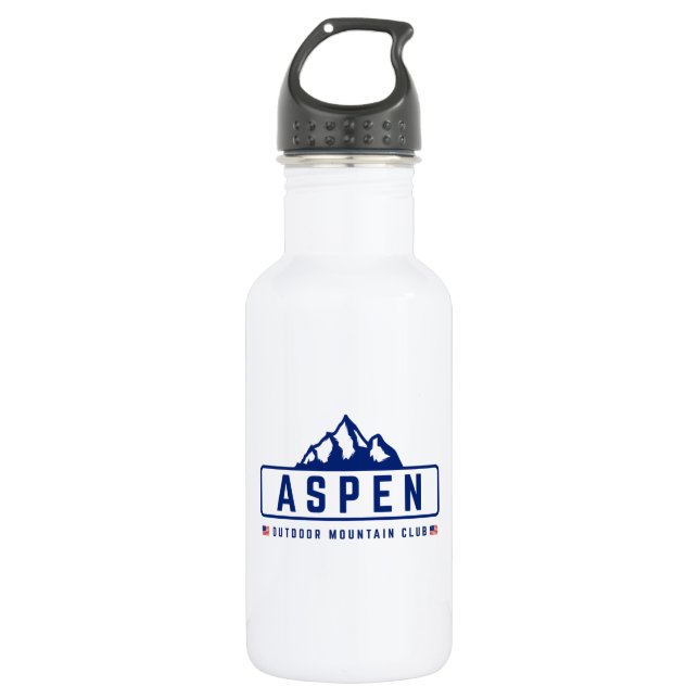 Bouteille D'eau Aspen plein air  (Devant)