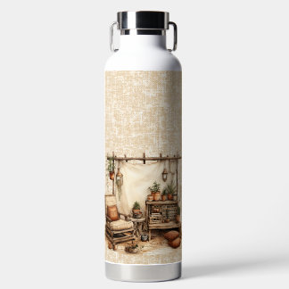 BOUTEILLE D'EAU ASSEZ BROWN TANTE TERRE TONNE BOHO PARAMÈTRE