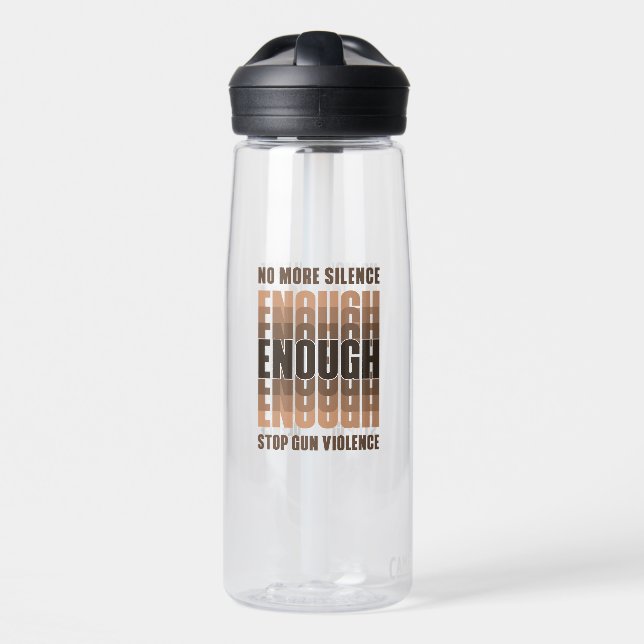 Bouteille D'eau Assez | Gourde à eau de 750ml (Avant)