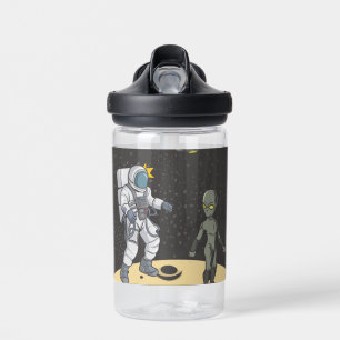 Bouteille D'eau Astronaute et alien
