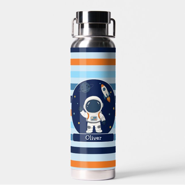 Bouteille D'eau Astronaute Fusée Espace Enfants  (Arrière)