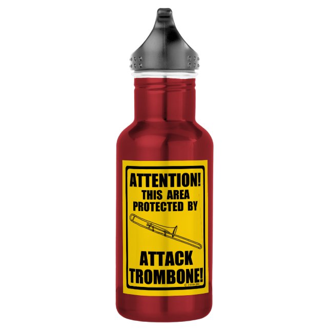 Bouteille D'eau Attaquer Trombone (Droite)