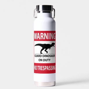 Bouteille D'eau Aucun signe de violation de propriété (T-Rex)