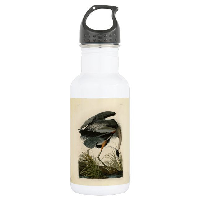 Bouteille D'eau Audubon Great Blue Heron Marsh Bird (Devant)