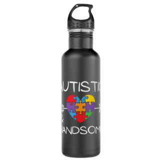 Bouteille D'eau Autistic And Handsome Autism Awareness