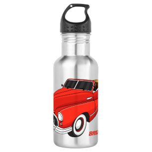 Bouteille D'eau Automobile classique rouge 1948