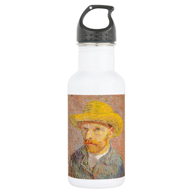 Bouteille D'eau Autoportrait impressionniste de Vincent Van Gogh (Devant)
