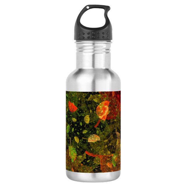 Bouteille D'eau Autumn colorful decorative design (Devant)