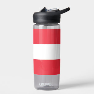 Bouteille d'eau avec drapeau d'Autriche
