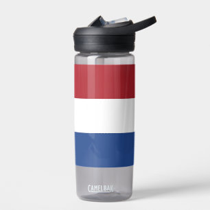 Bouteille d'eau avec drapeau de Pays-Bas