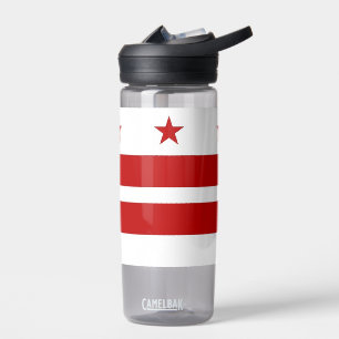 Bouteille d'eau avec drapeau de Washington DC, Éta
