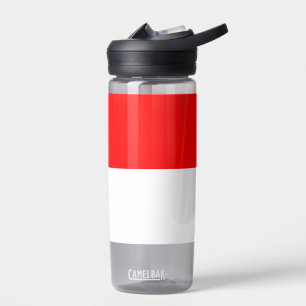 Bouteille d'eau avec drapeau d'Indonésie
