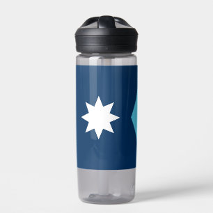 Bouteille d'eau avec drapeau du Minnesota, États-U