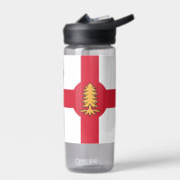Bouteille d'eau avec le drapeau de Montréal, Québe