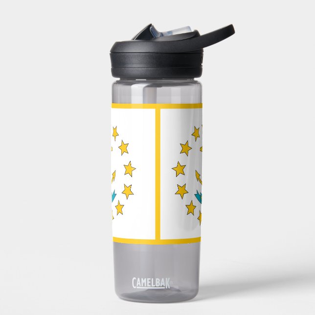 Bouteille d'eau avec le drapeau de Rhode Island, É (Gauche)