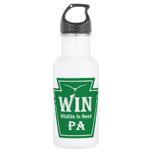 Bouteille d'eau avec logo WIN