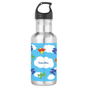 Bouteille D'eau Avions Jets Jote Kids Water Bottle avec le nom