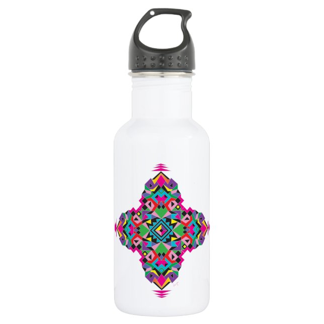 Bouteille D'eau Aztez Motif Design (Devant)