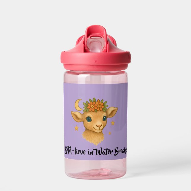 Bouteille D'eau BAA-lieve Gourde Rose pour Filles Camelback (Avant)